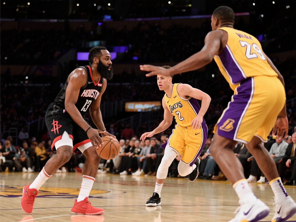 火箭对阵湖人：4月1日常规赛精彩集锦