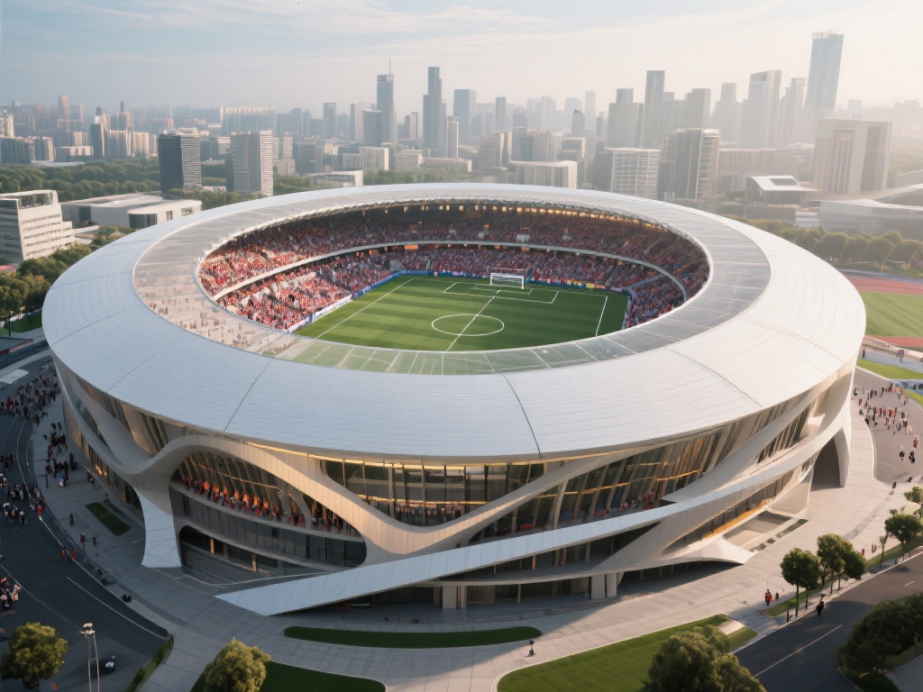 足球圣殿：建筑艺术与运动激情的完美融合