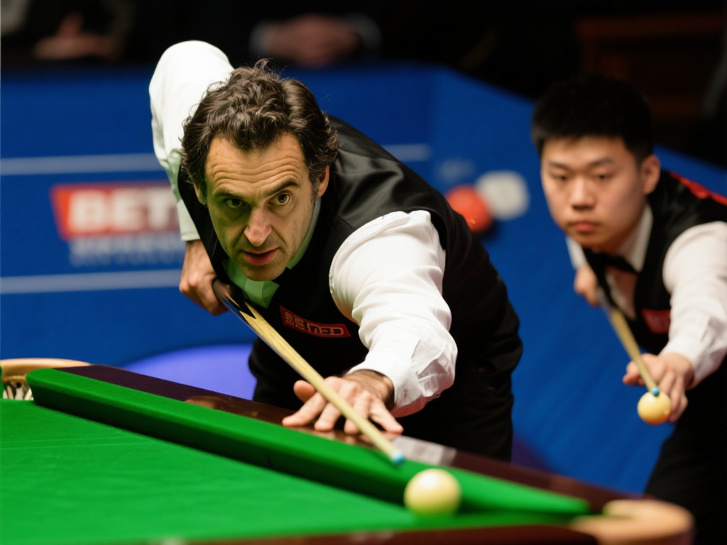 斯诺克世锦赛1／4决赛：斯佳辉6-10暂时落后奥沙利文
