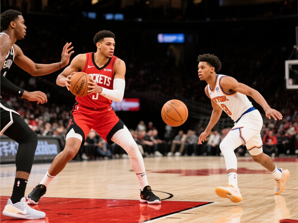 申京精准助攻 伊森空切篮下得分